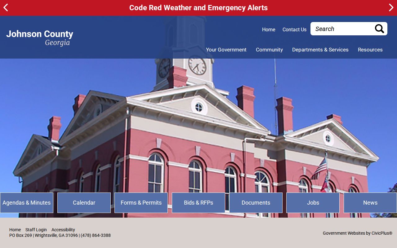 Johnson County criminal history government directory