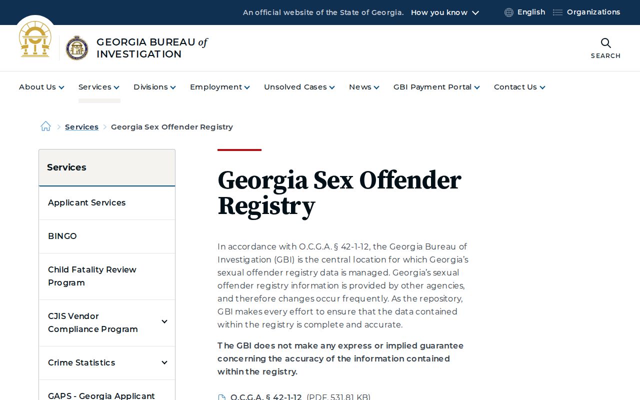Johnson County sex offender registry profile information